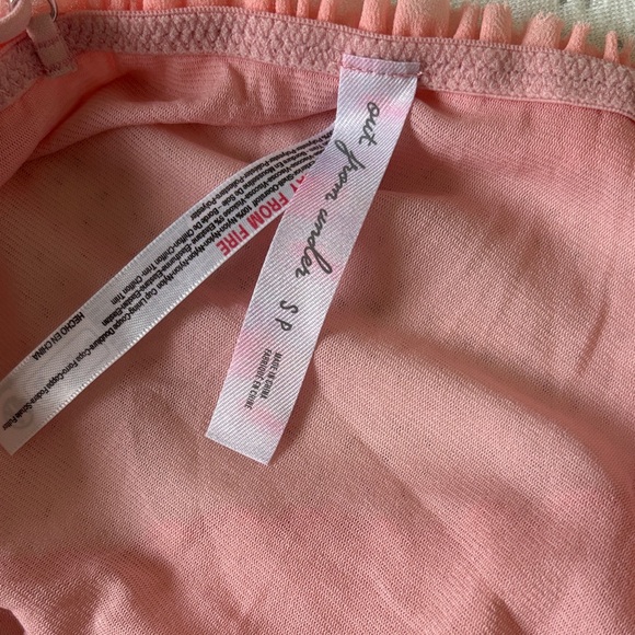 Pink Ruffled Camisole Top - Picture 2 of 4